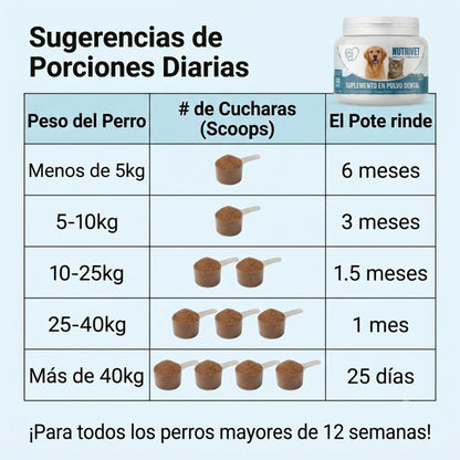Polvo Dental para perros y gatos — adiós al mal aliento en 30 segundos por día